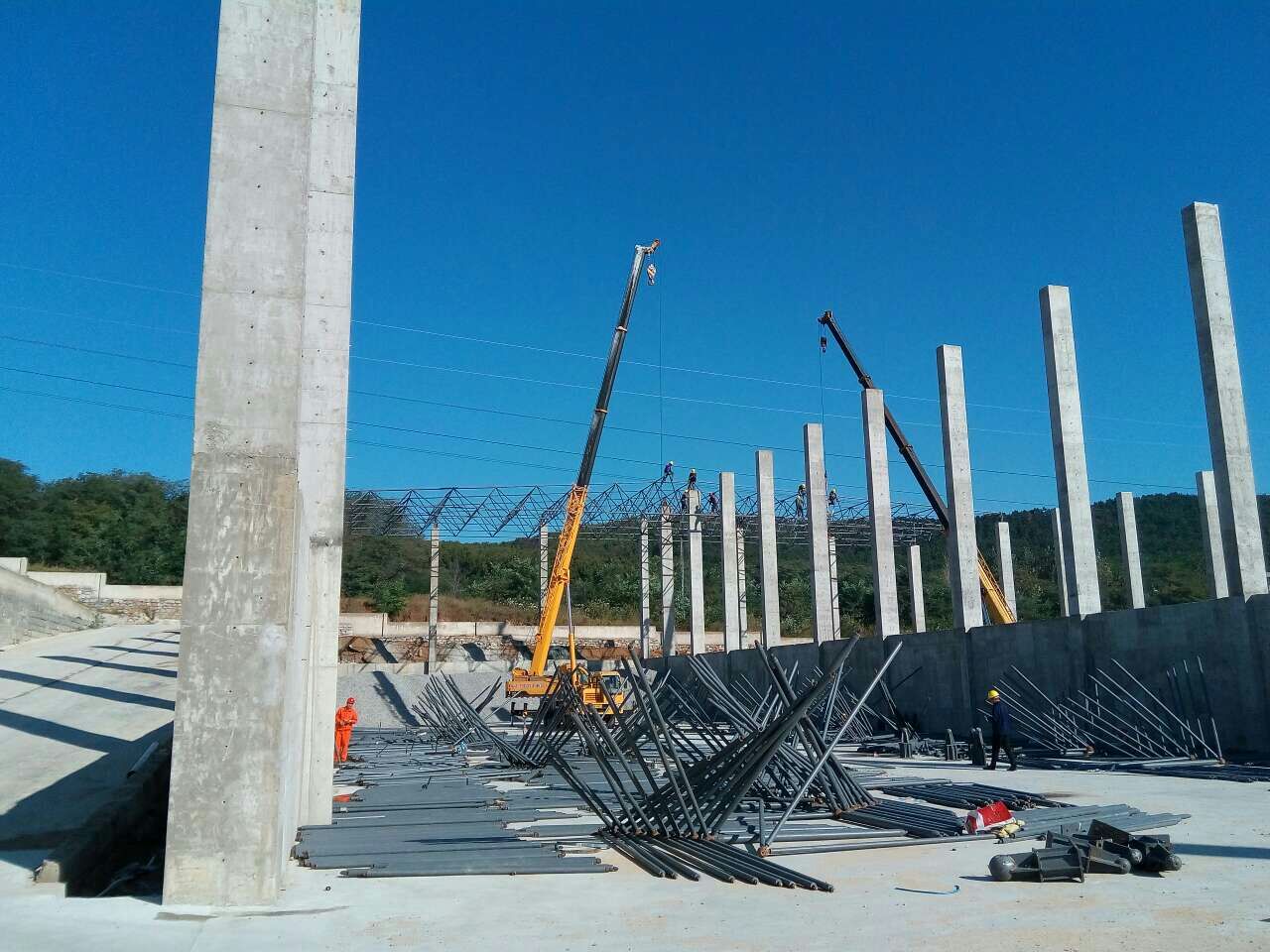 安顺搅拌站网架